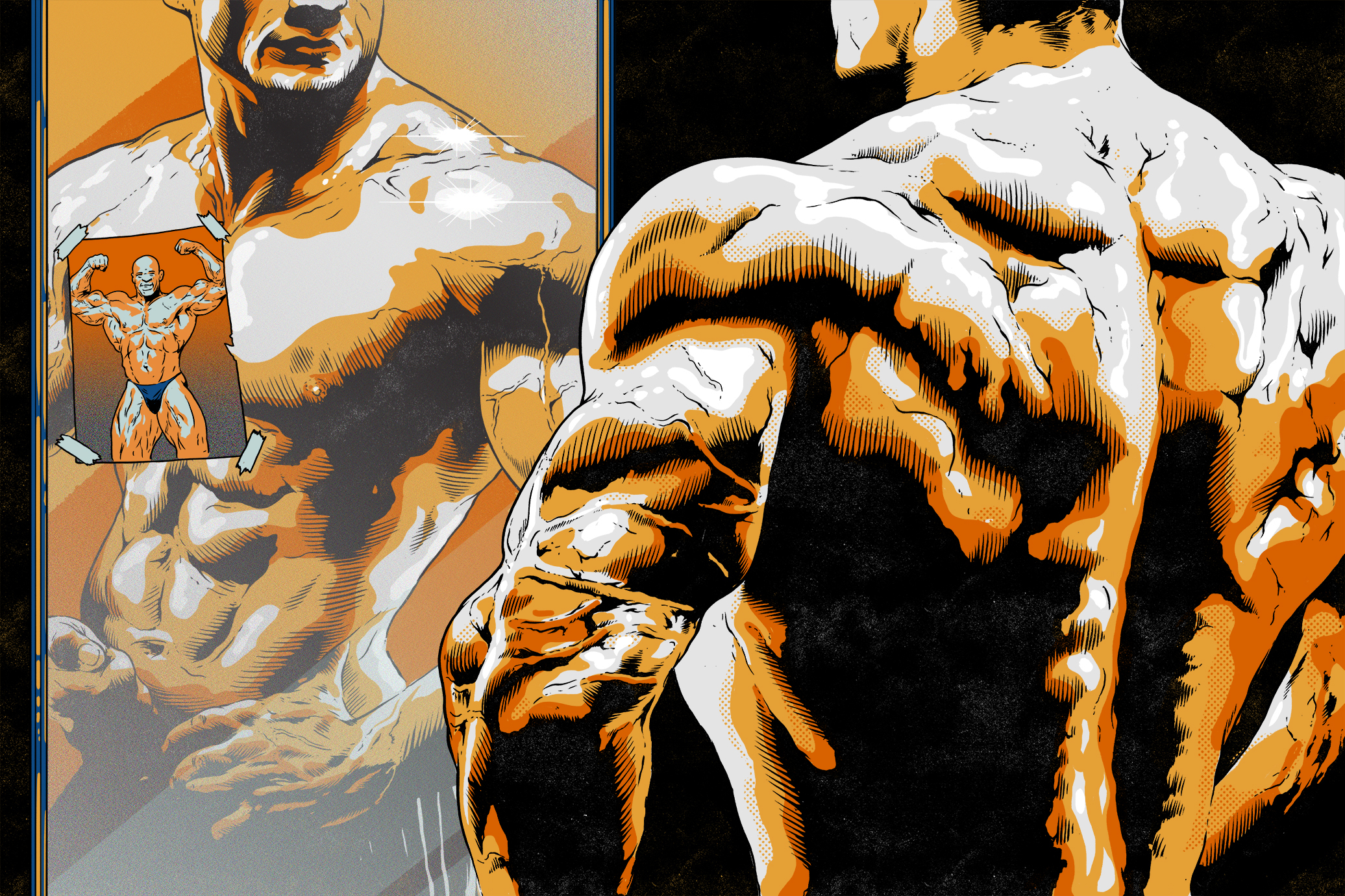 How bodybuilders, many on steroids, risk their bodies and brains